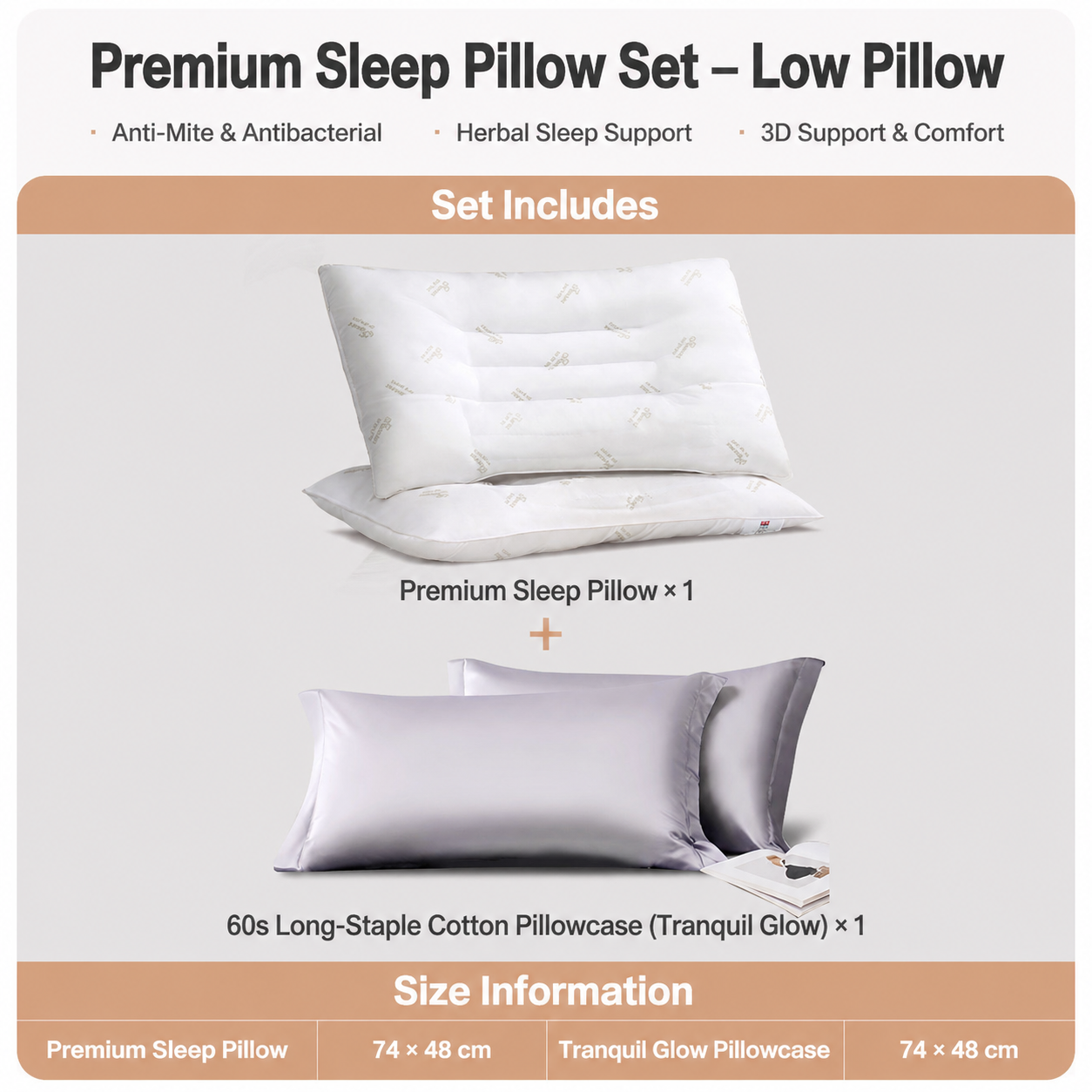 Cassia Seed Pillow Pair