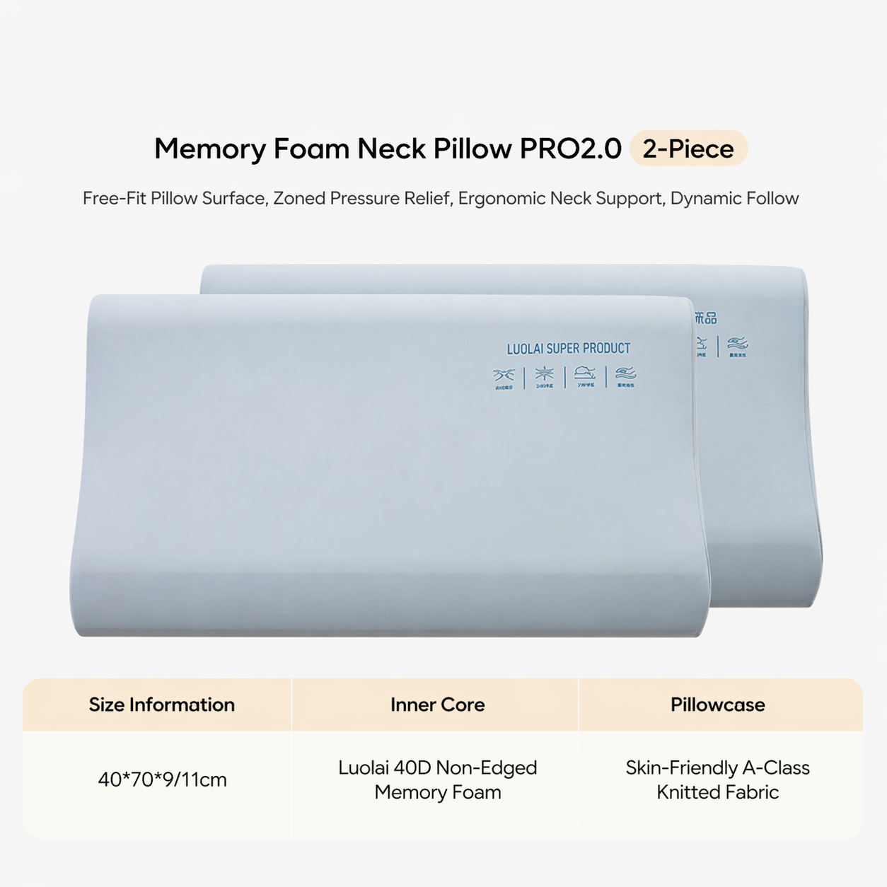 Neck Memory Foam Pillow