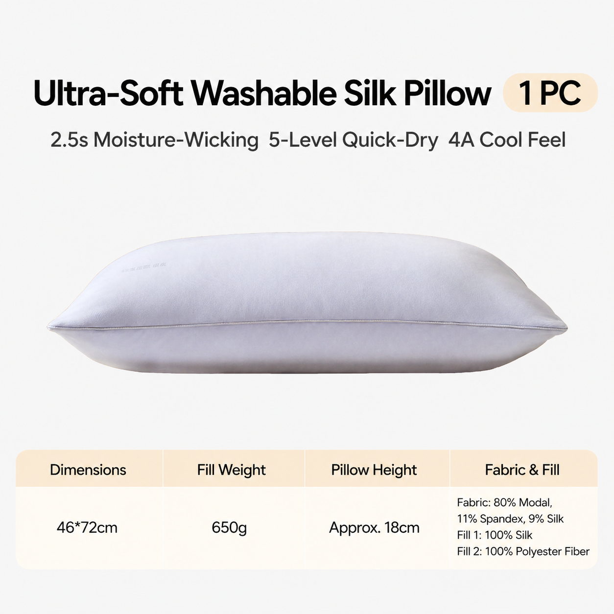Silk Cotton Pillow Set