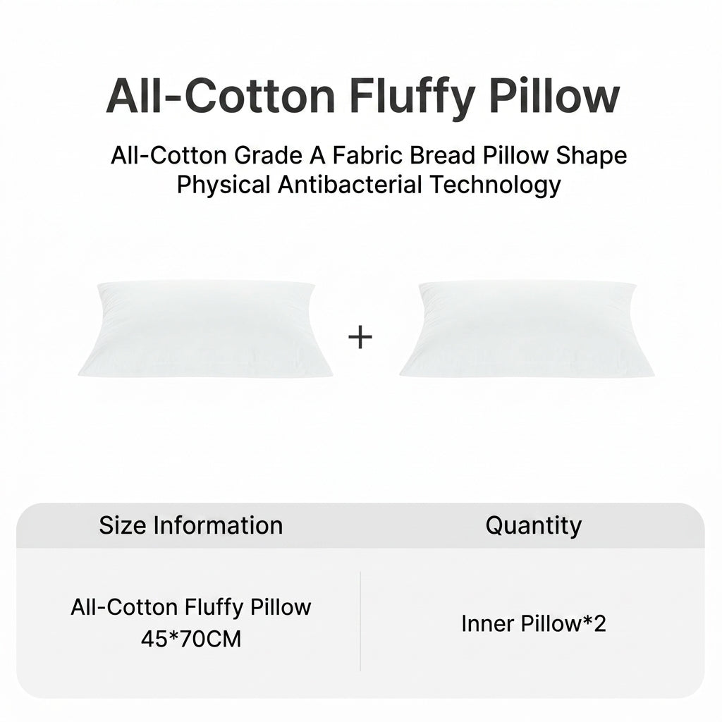 Cloud-Soft Cotton Loft Pillow