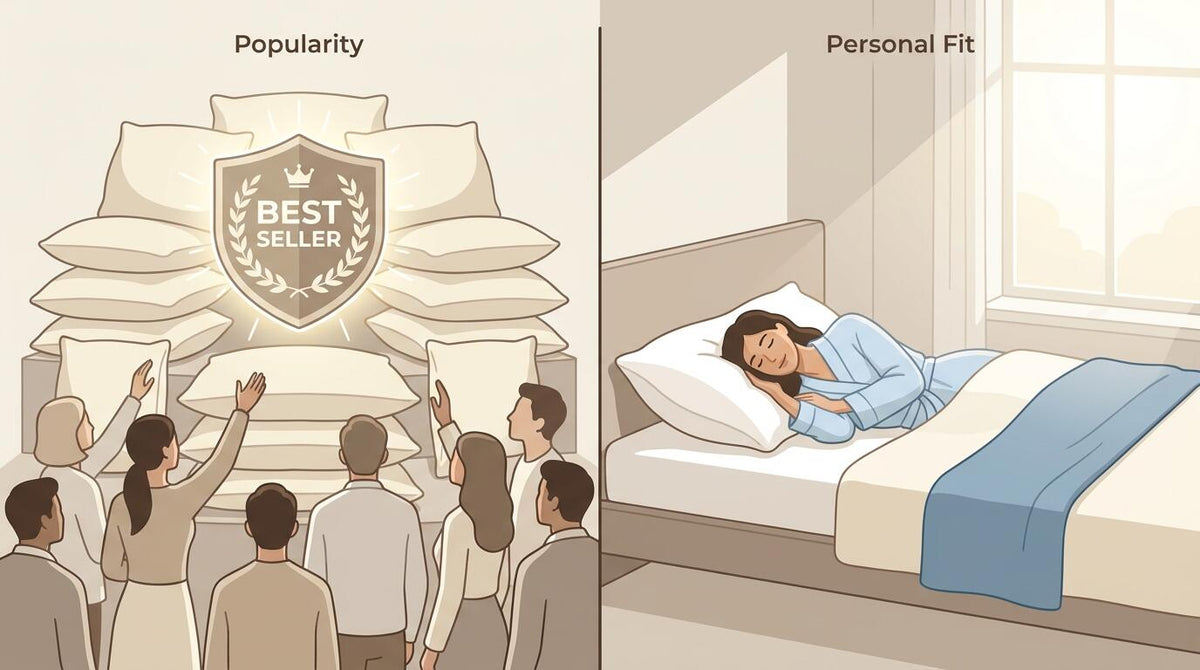 Why 'Best Seller' Rankings Don't Mean a Pillow Is Right for You