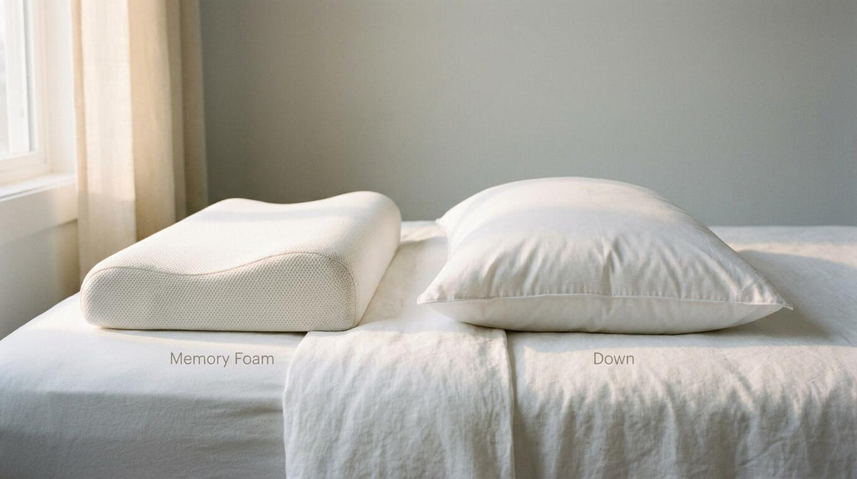 Memory Foam vs. Down Pillows: Which Delivers Better Neck Pain Relief in 2026