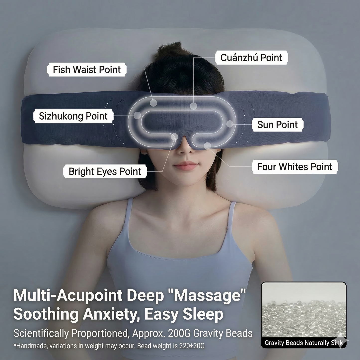 Zero-Pressure Gravity Sleep Mask