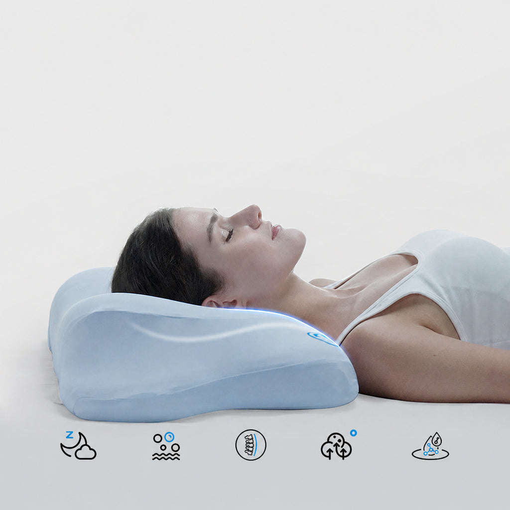 Contour Memory Pillow for Sleep Comfort, Multiple Colors