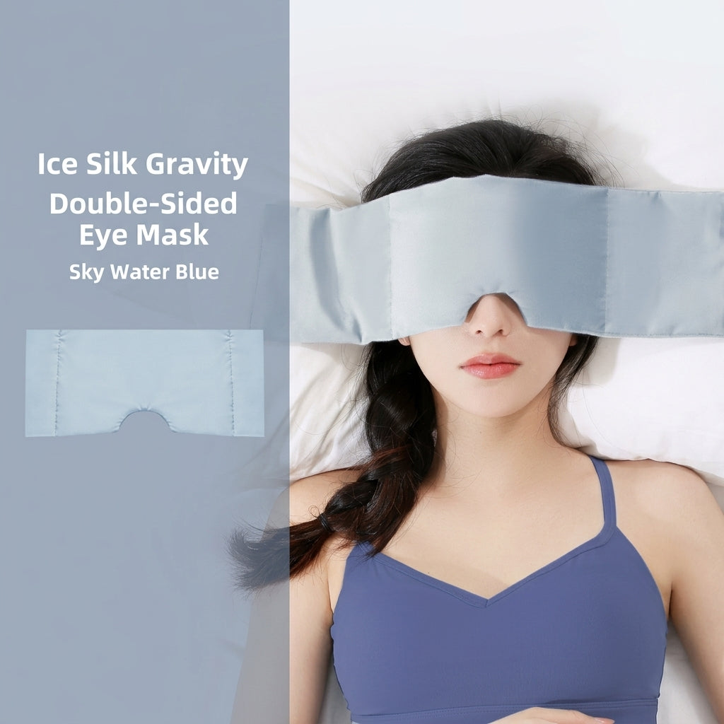 Weighted Ice-Silk Sleep Mask