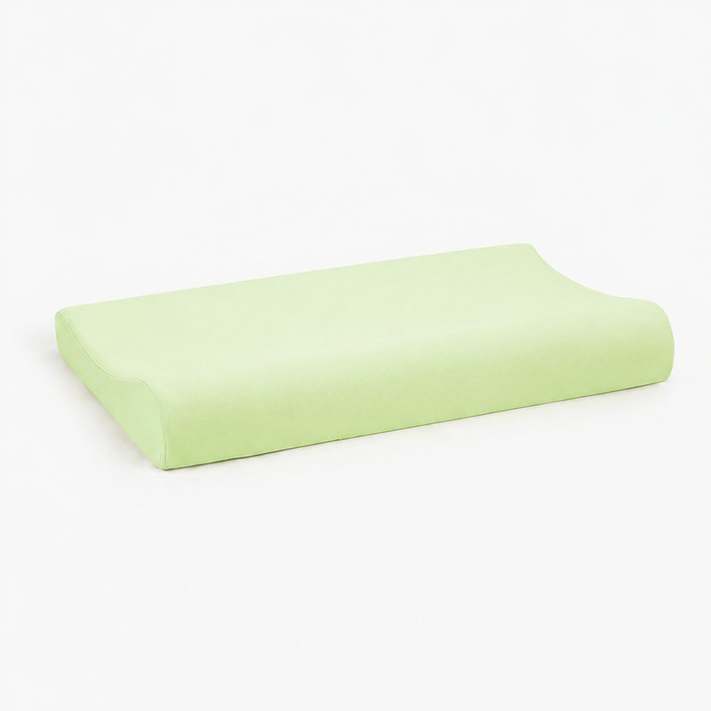Cooling Kids Neck Support Pillow for Side Sleeping, Pink/Blue/Green