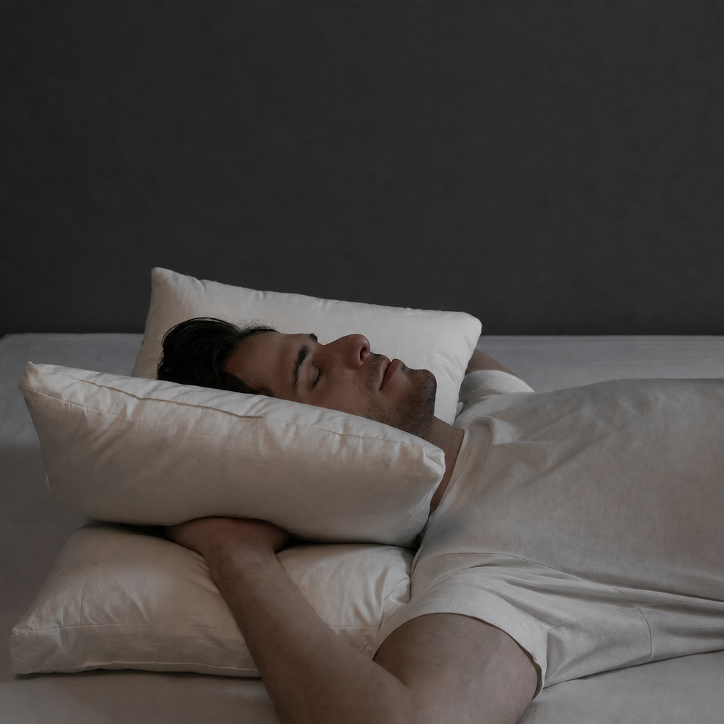 Arm-Pocket Side Sleeper Pillow for Side Sleeping, Medium/High/Extra High
