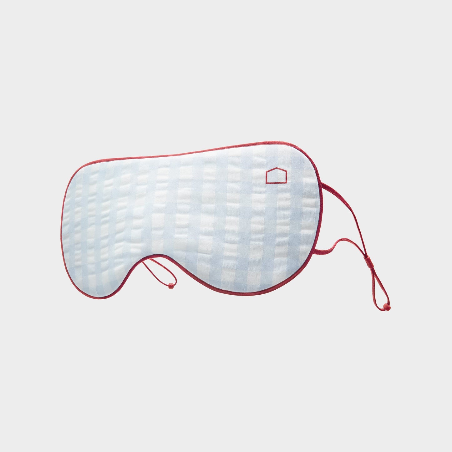 Gingham Blackout Sleep Mask