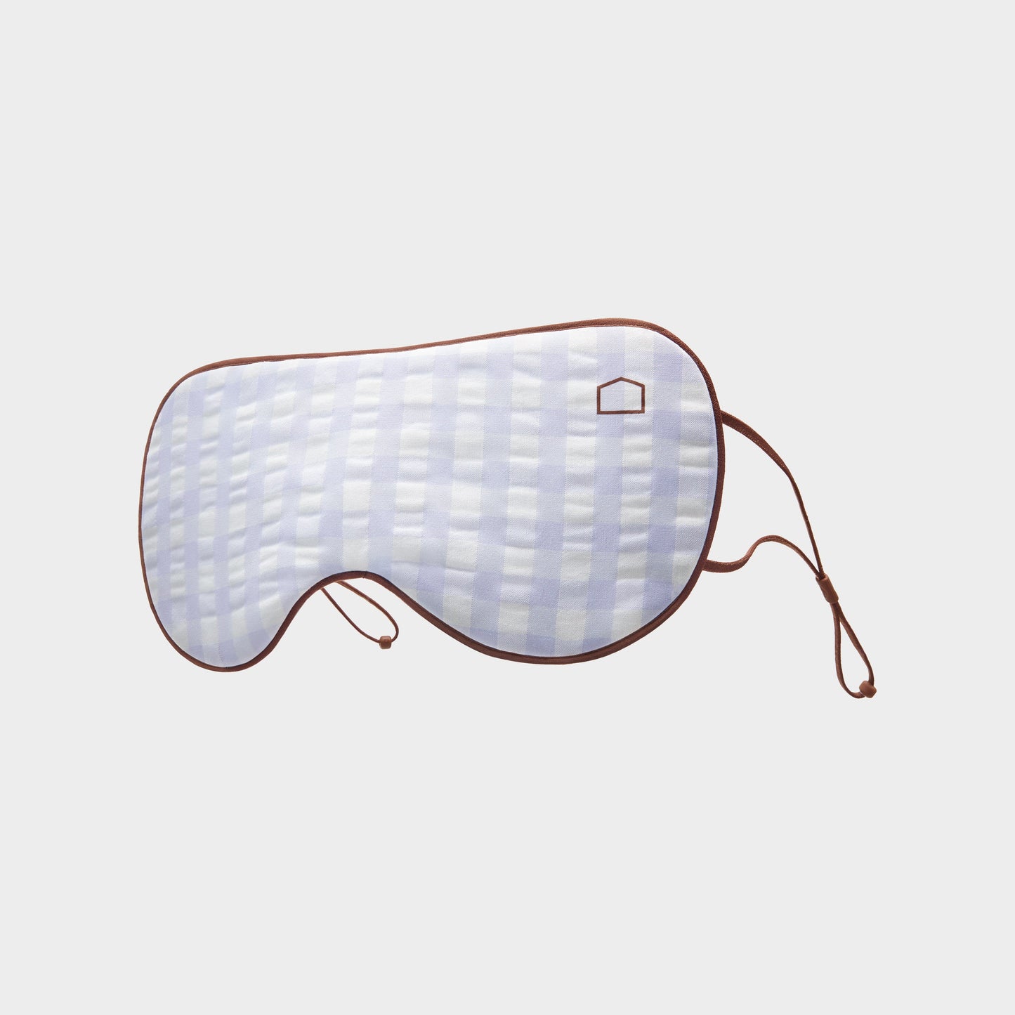 Gingham Blackout Sleep Mask