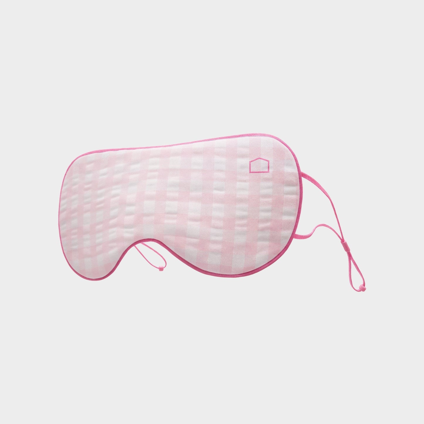 Gingham Blackout Sleep Mask