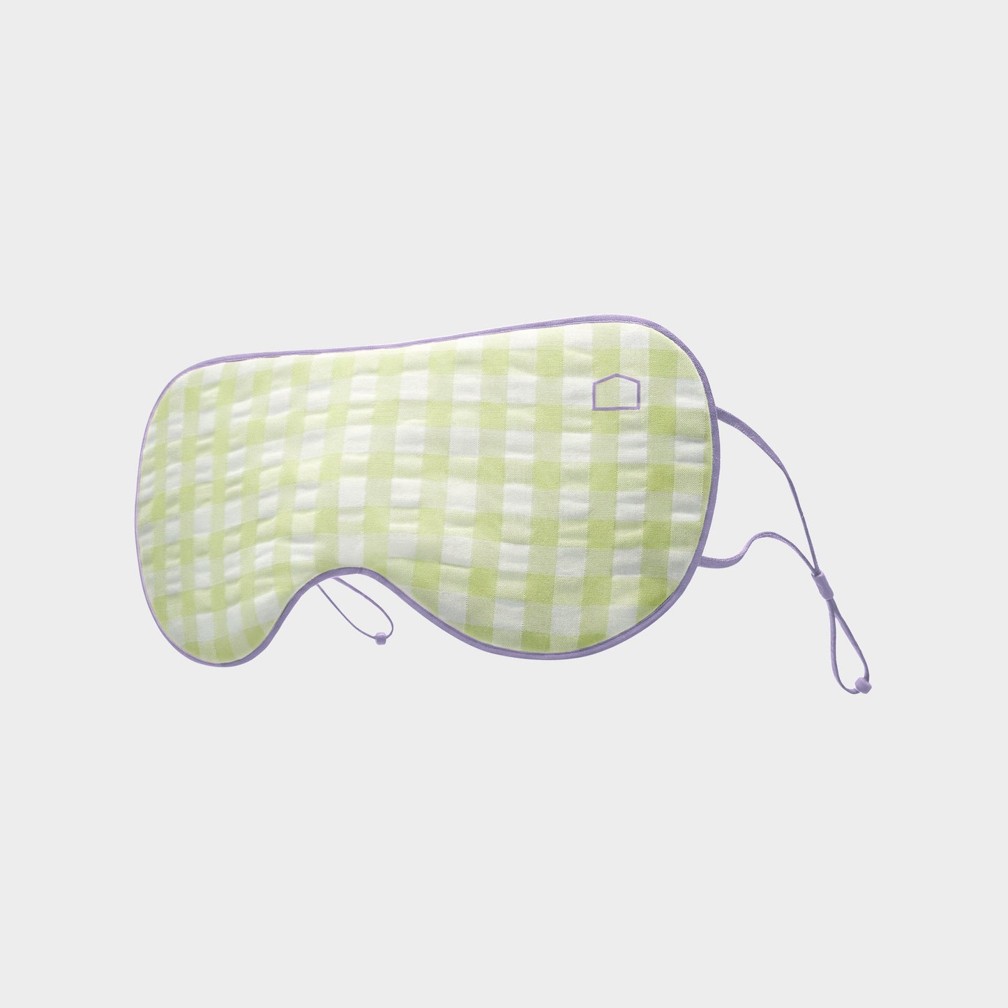 Gingham Blackout Sleep Mask