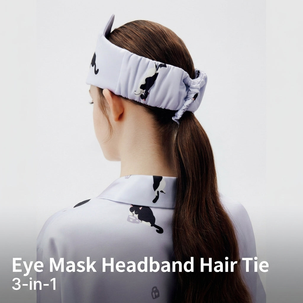 Ice Silk Cat-Ear Sleep Mask