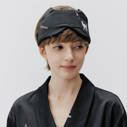 Ice Silk Cat-Ear Sleep Mask