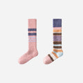 Heated Lock-In Warmth Fuzzy Calf Sleep Socks with Non‑Slip Grips, Multiple Options