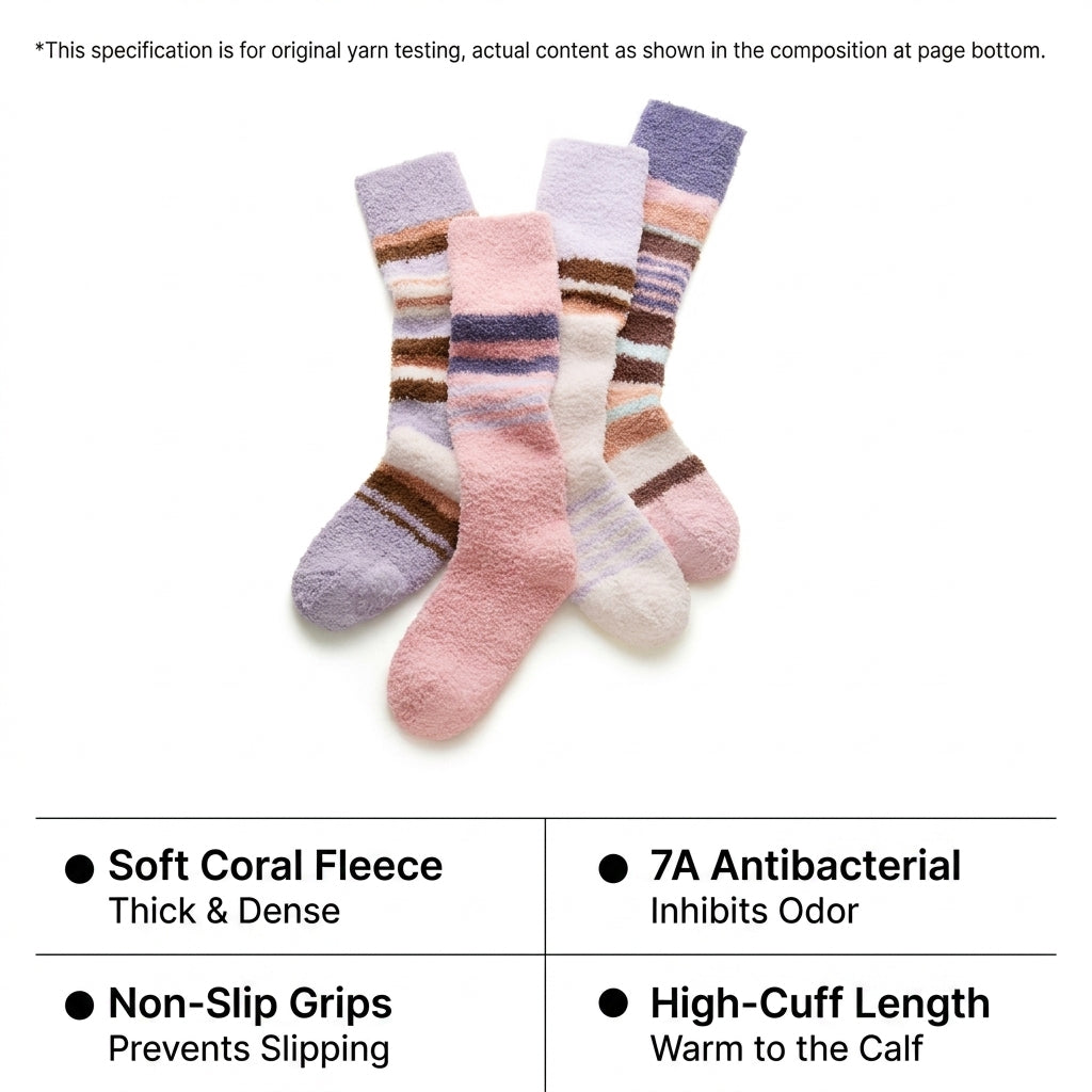 Fuzzy Non-Slip Sleep Socks