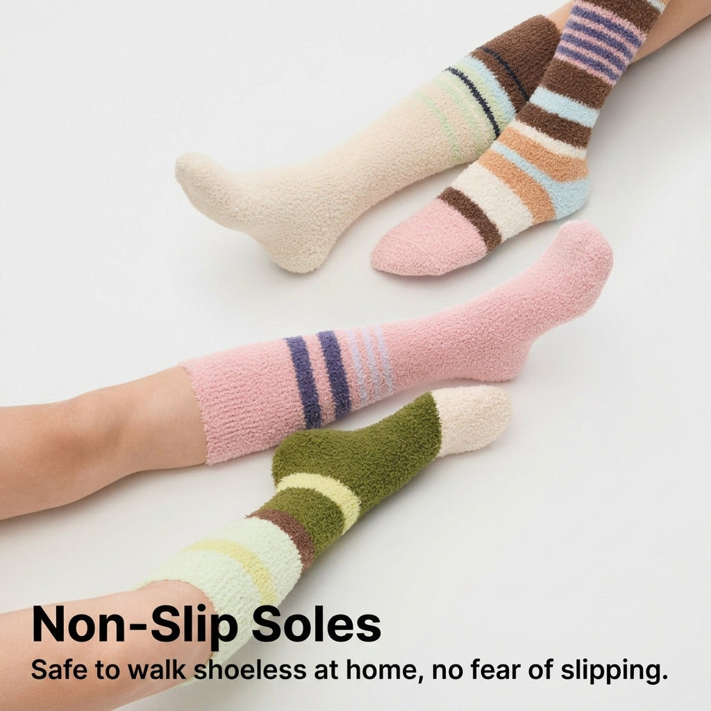 Fuzzy Non-Slip Sleep Socks