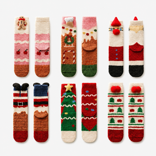 Anti-Slip Fleece Sleep Socks