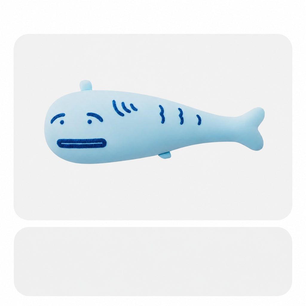 Silk Cooling Fish Body Pillow for Side Sleeping, Carp Pillow/Benboerba/Baboerben/Big Claw Pillow