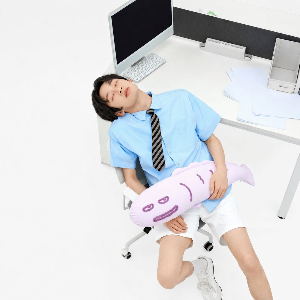 Silk Cooling Fish Body Pillow for Side Sleeping, Carp Pillow/Benboerba/Baboerben/Big Claw Pillow