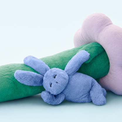 Poseable Bunny Cuddle Pillow