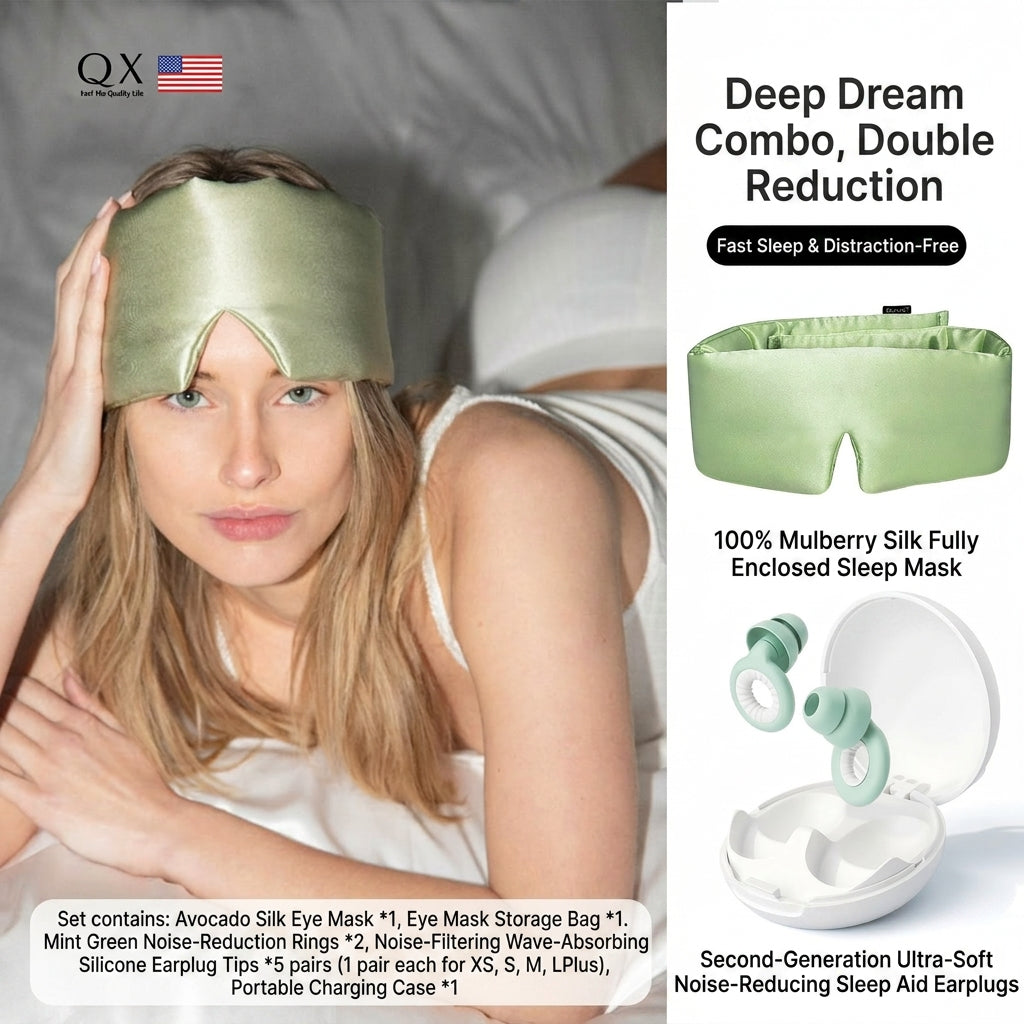 Mulberry Silk Sleep Mask Set