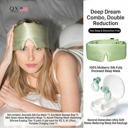 Mulberry Silk Sleep Mask Set