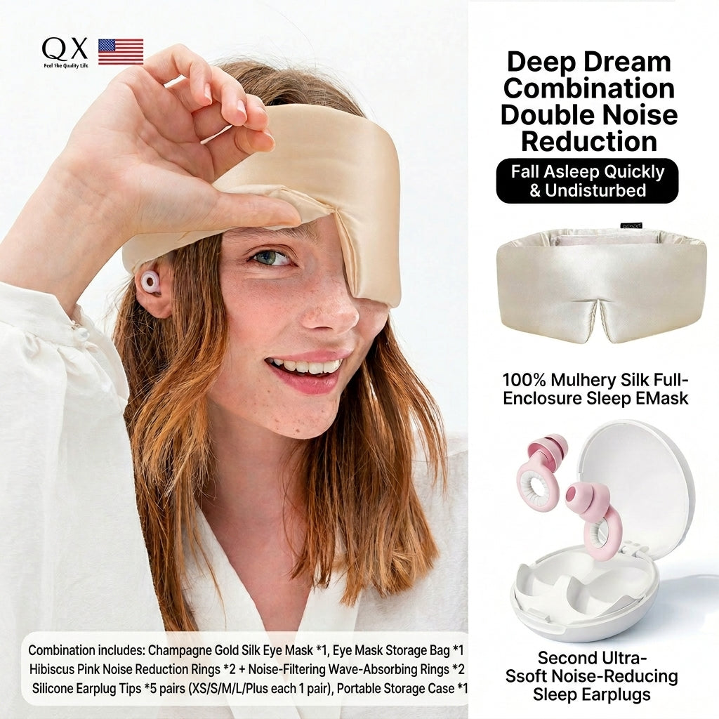 Mulberry Silk Sleep Mask Set