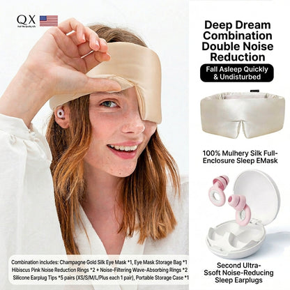 Mulberry Silk Sleep Mask Set