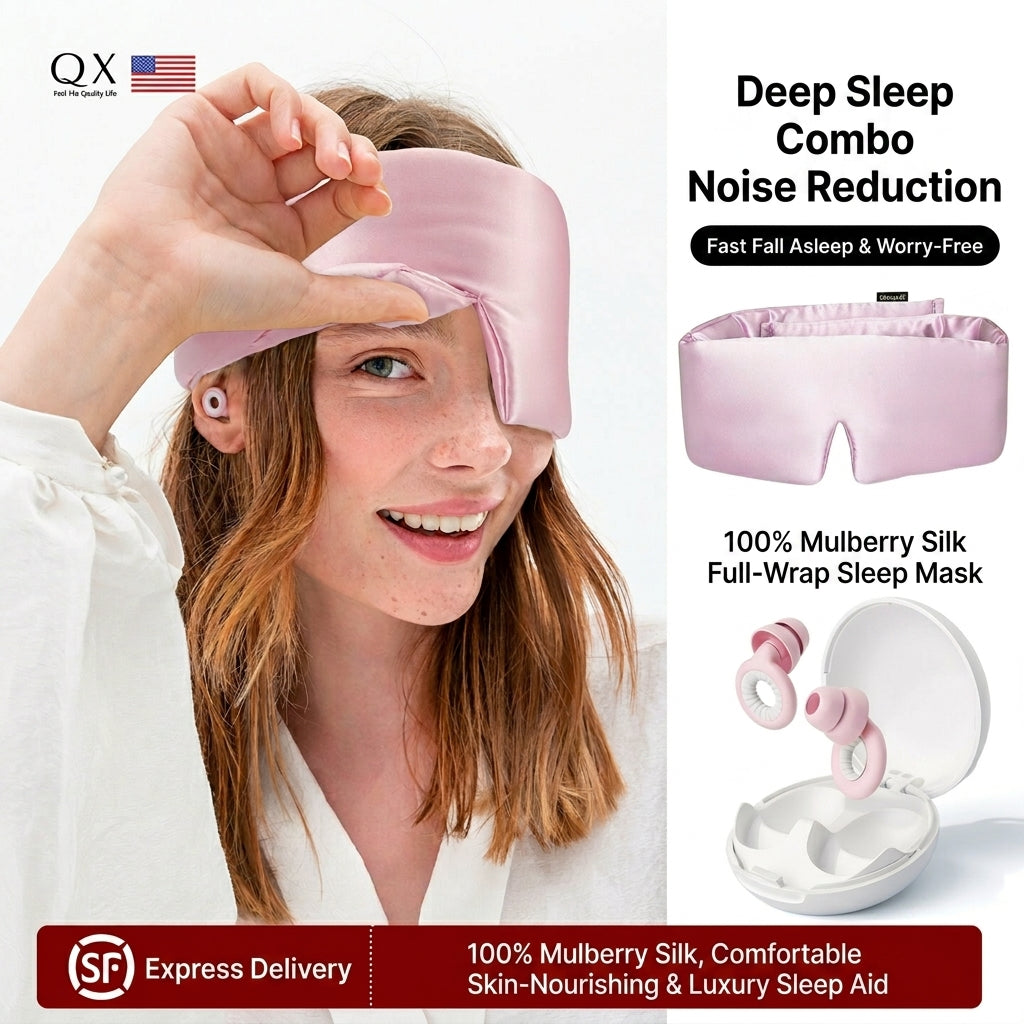 Mulberry Silk Sleep Mask Set