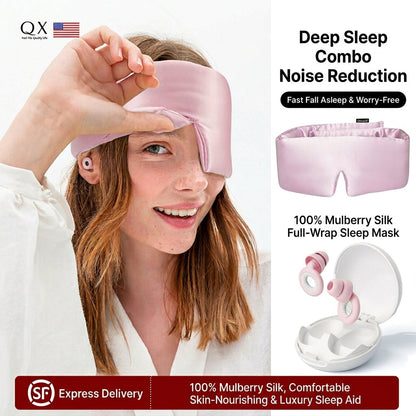 Mulberry Silk Sleep Mask Set