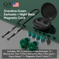 Emerald Green + Black Lanyard
