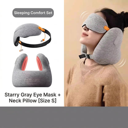 Noise-Reducing Travel Neck Pillow
