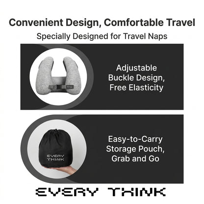 Noise-Reducing Travel Neck Pillow