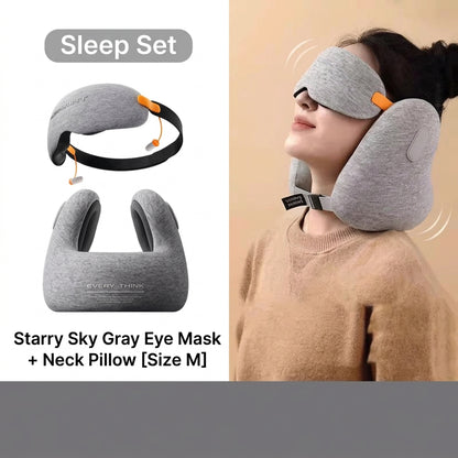 Noise-Reducing Travel Neck Pillow