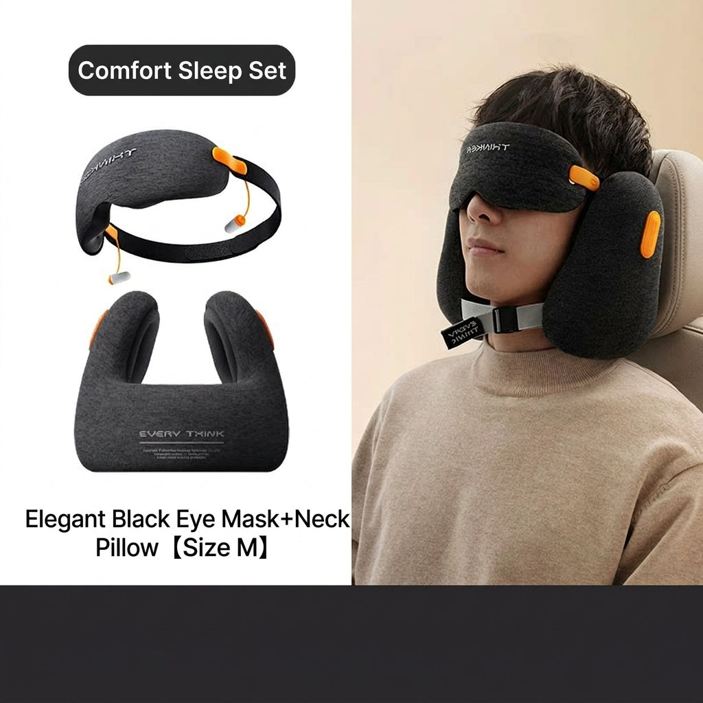 Noise-Reducing Travel Neck Pillow