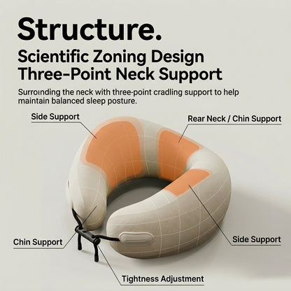 Portable U-Shaped Neck Pillow