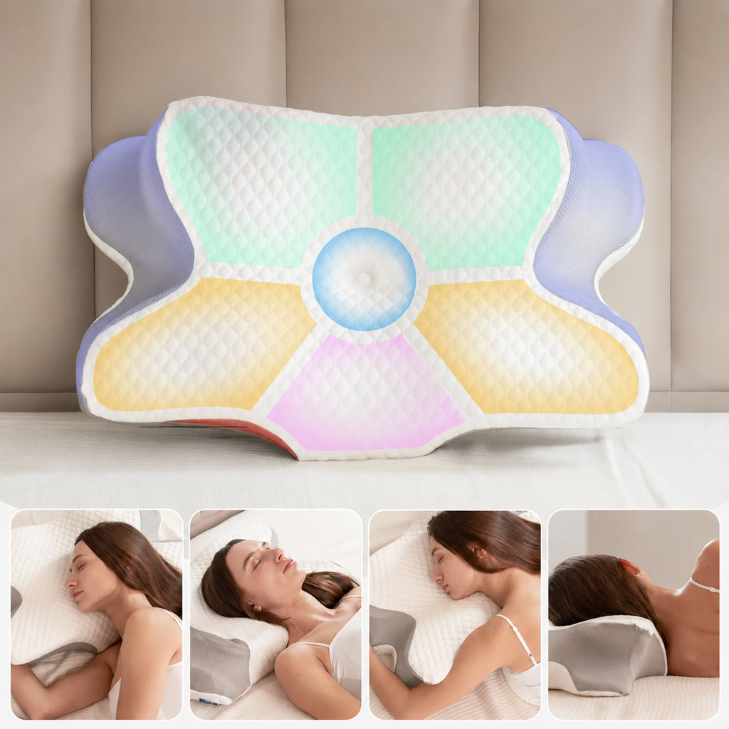 Alignment Memory Foam Pillow for Sleep Comfort, Default