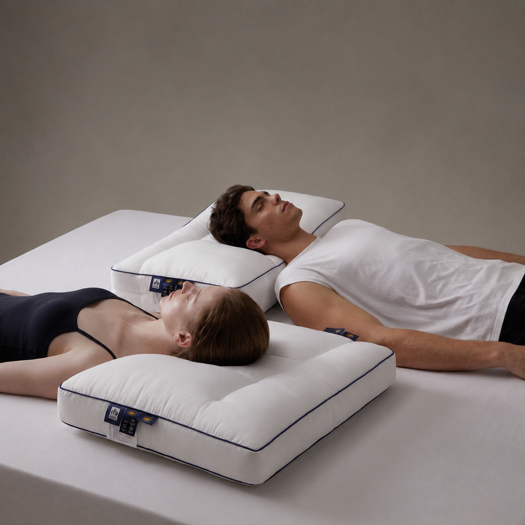 5-Zone Cloud Neck Pillow for Neck Support, Medium