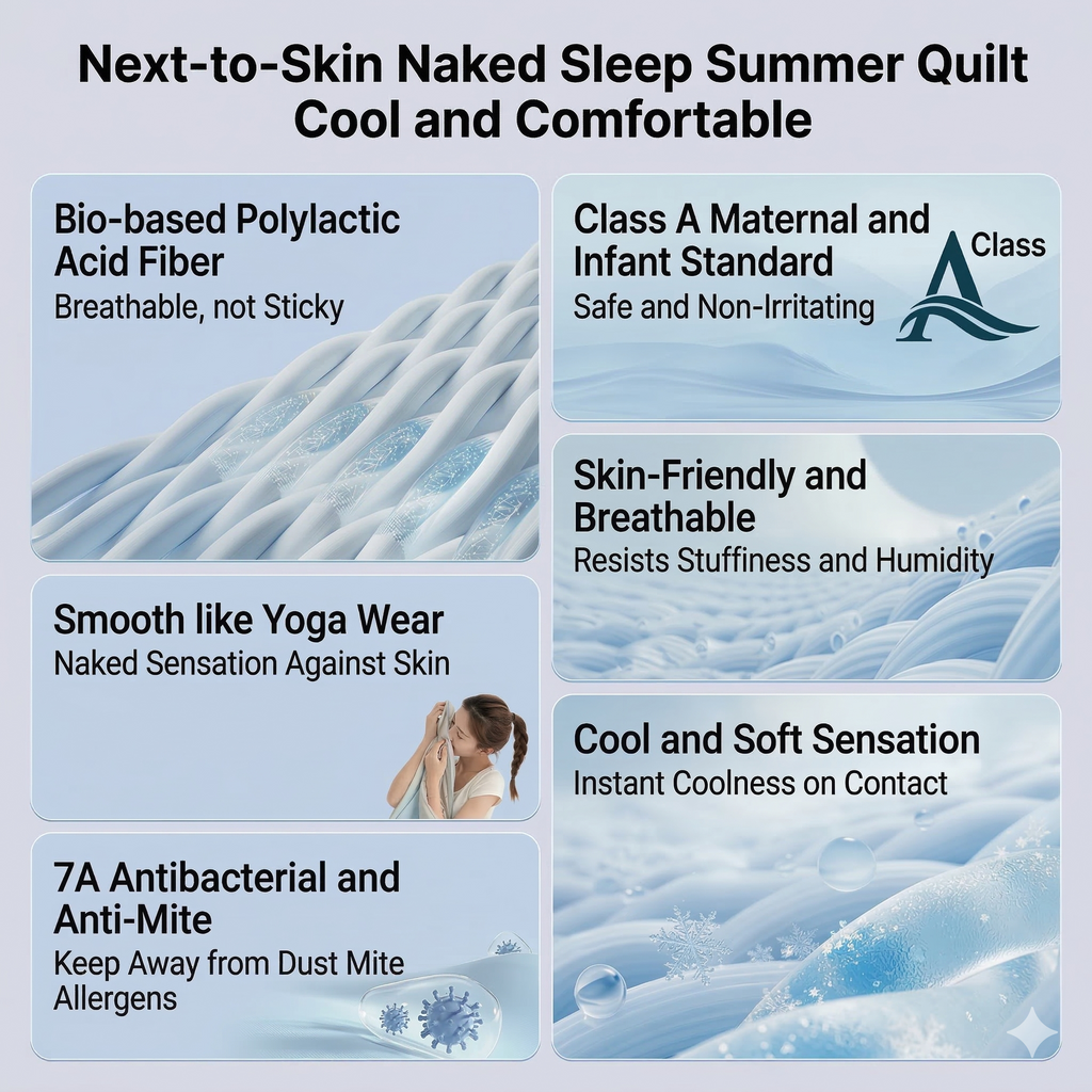 Bio-Silk Cooling Ice Quilt