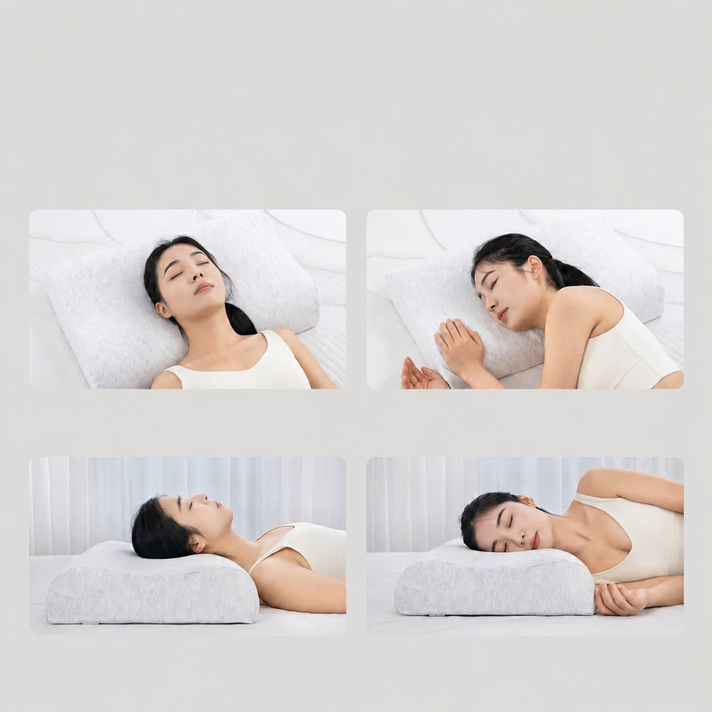 Antibacterial Cloud Neck Pillow for Neck Support, Low/Medium/High, Ungraded/Premium