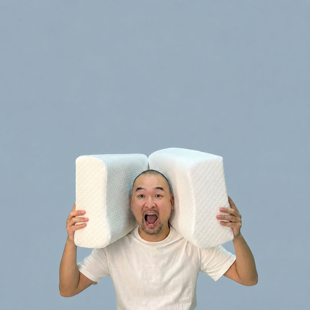Natural Latex High-Loft Pillow for Sleep Comfort, XL/XXL/XXXL/XXXXL, Basic/Comfortable/Upgraded/Latex Bread