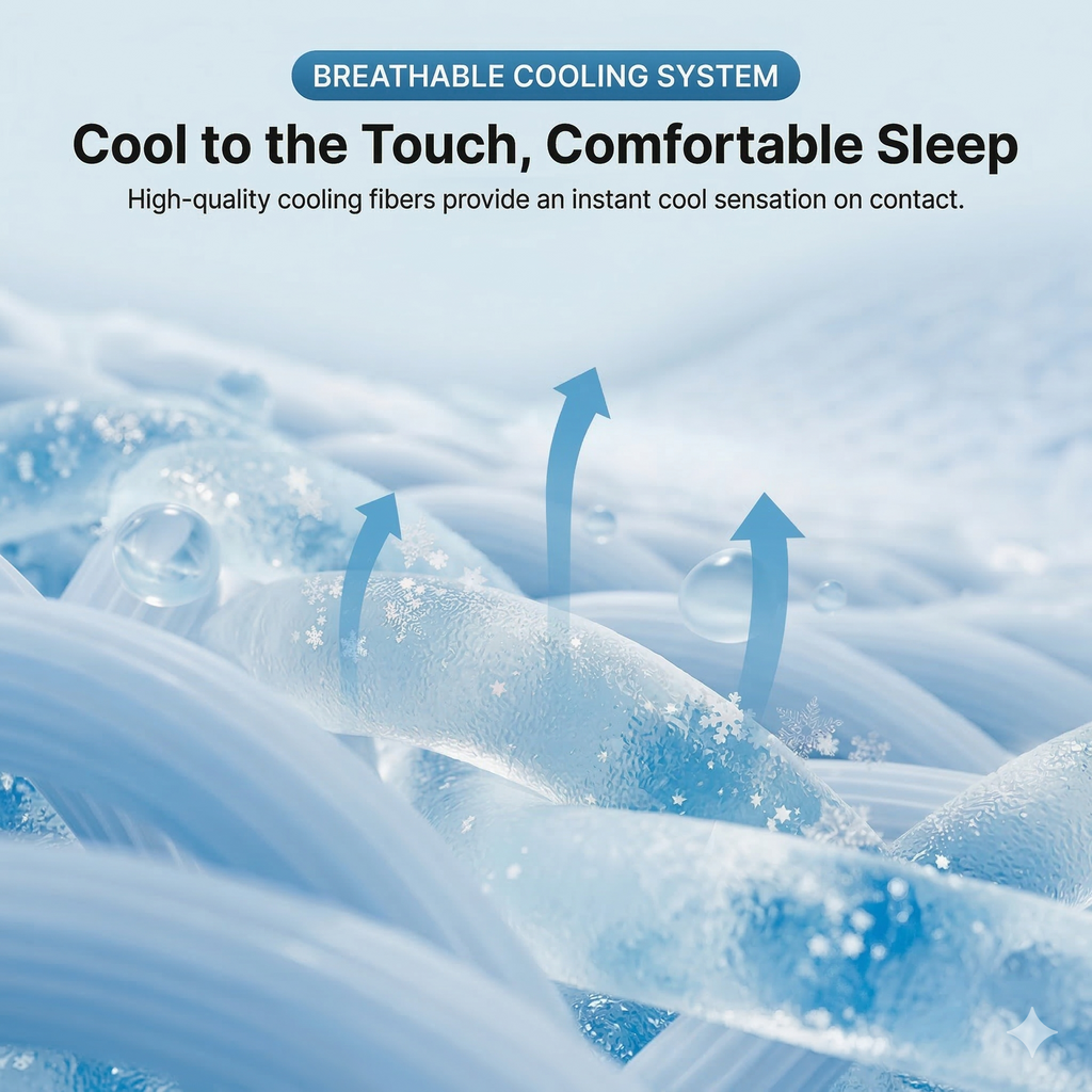 Bio-Silk Cooling Ice Quilt
