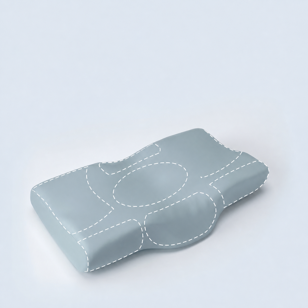 Pro Ergonomic Neck Support Pillow for Neck Support, Low/High, Cotton/Skin Comfort