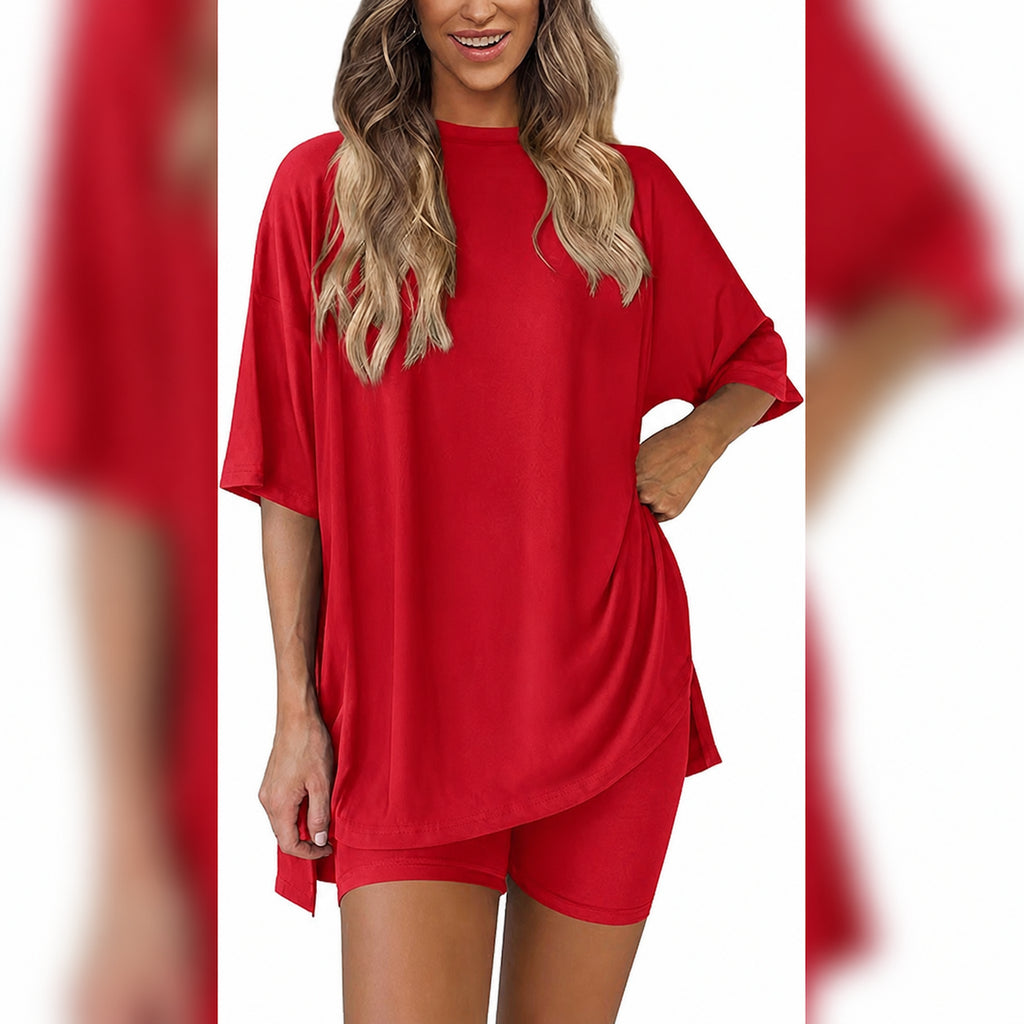 Summer Oversized Lounge Set for Home and Sleep, Multiple Colors, Multiple Sizes