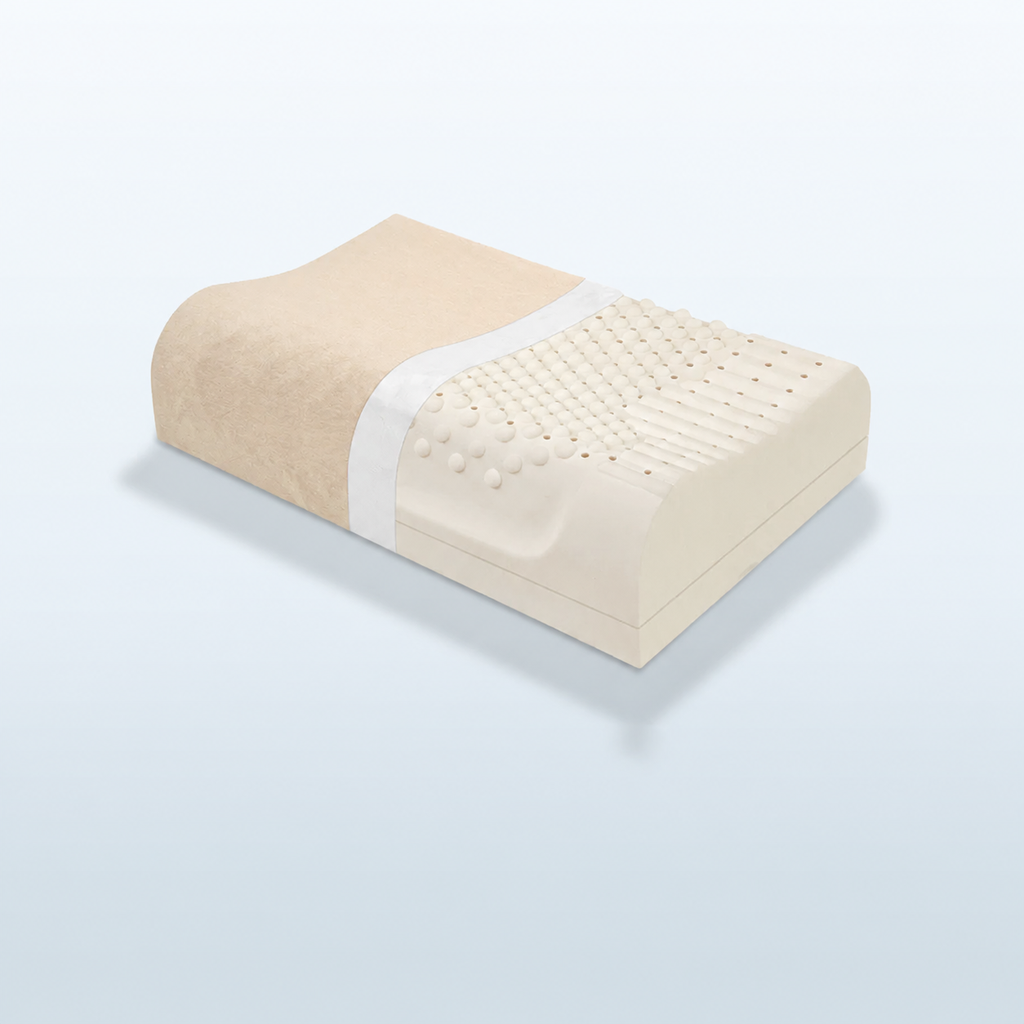 Natural Latex High-Loft Pillow for Sleep Comfort, XL/XXL/XXXL/XXXXL, Basic/Comfortable/Upgraded/Latex Bread