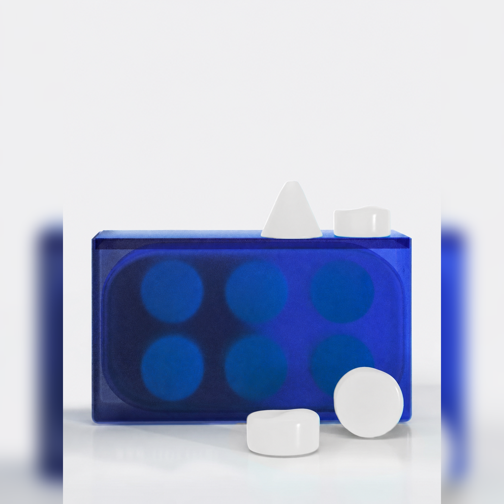 Cooling Moldable Waterproof Silicone Earplugs for Sleep, Nebula Blue/White/Orange/Mist, S/M