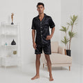 Silk Men's Satin Collar Lounge Set for Home and Sleep, Multiple Colors, M/L/XL/XXL