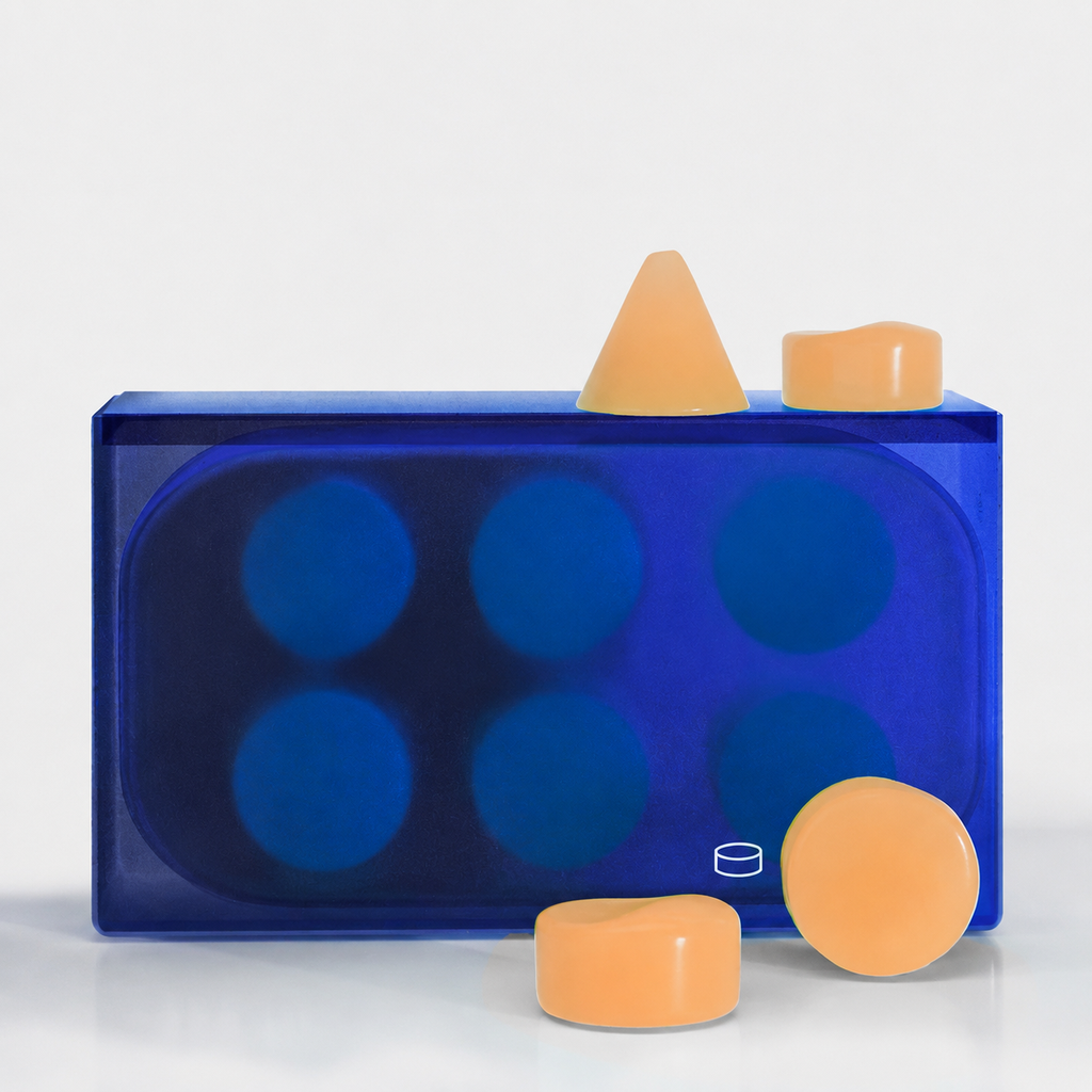 Cooling Moldable Waterproof Silicone Earplugs for Sleep, Nebula Blue/White/Orange/Mist, S/M