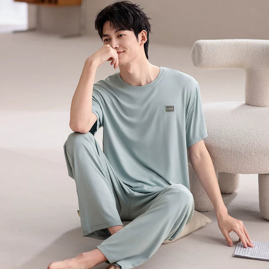 Men's Ice-Silk Lounge Set