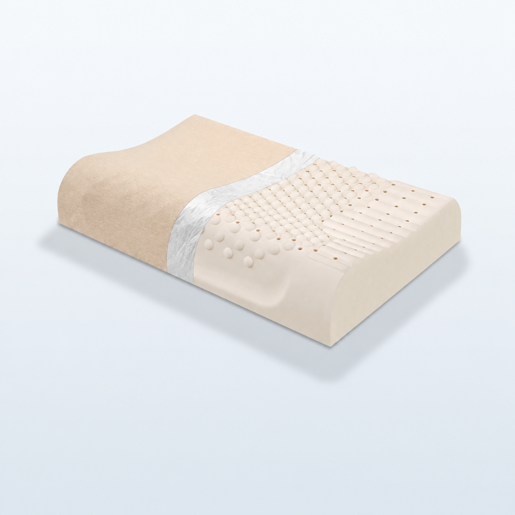 Natural Latex High-Loft Pillow for Sleep Comfort, XL/XXL/XXXL/XXXXL, Basic/Comfortable/Upgraded/Latex Bread